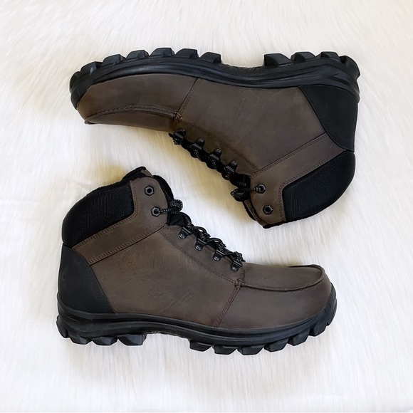 Timberland Men’s Waterproof Snowblades Warm Lined Chukka Boots In Brown - Picture 6 of 7